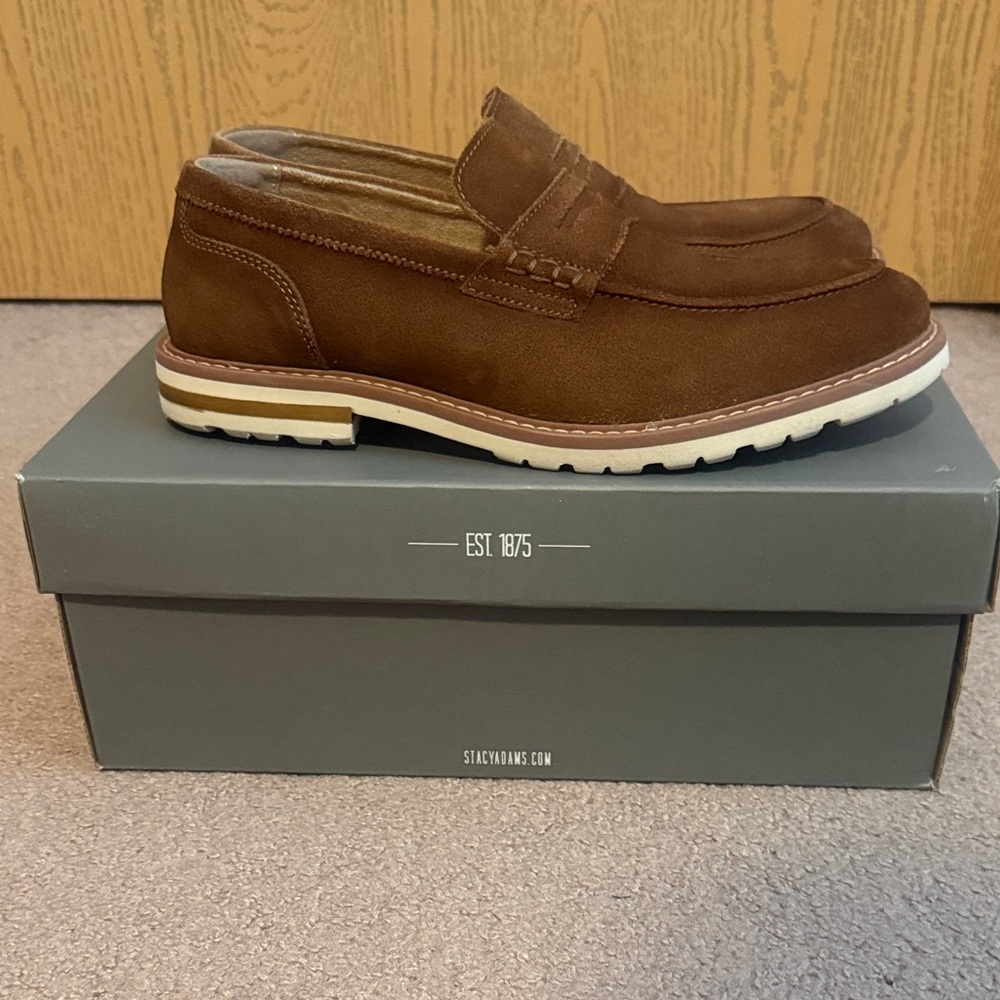 Stacy Adams Brown Suede Loafers